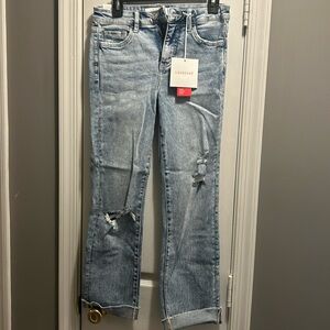 Never worn, still has tags. Lovervet brand. Size 26/3. Cuffed.